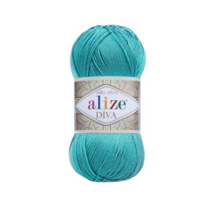Alize Diva Color 376 Parlak Yazlık Örgü İpi – Şal, Bluz ve Amigurumi İçin İdeal